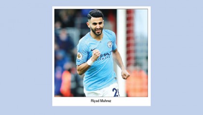 Mahrez fires Man City into top spot