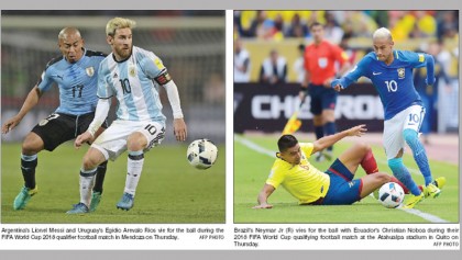 Messi strikes back as Argentina sink Uruguay