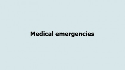 Medical emergencies