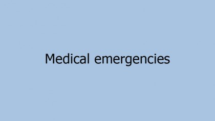 Medical emergencies