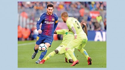 Barcelona frustrated in goalless draw with Getafe