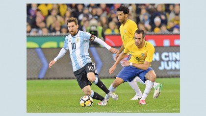 Messi’s Argentina down Brazil 