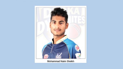 Naim Sheikh hopes to make
instant impact like Afif
