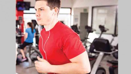 Music does give your 
workout a boost