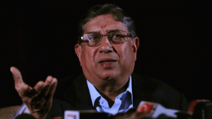 ICC chief Srinivasan toppled 
as BCCI withdraws support
