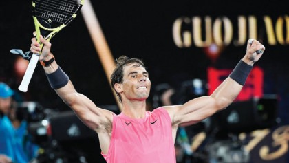 Nadal storms into quarterfinals