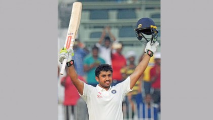 Nair maiden triple ton puts 
India in command 