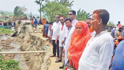 Narsingdi villages affected badly by river erosion