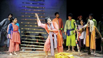 Mohakal stages �Neelakhyan� at Shilpakala today