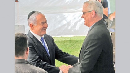 Netanyahu calls on Gantz to form a unity govt together