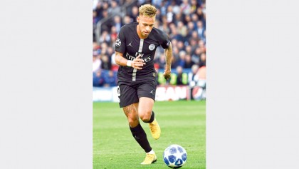 Neymar hits hat-trick as PSG demolish Red Star