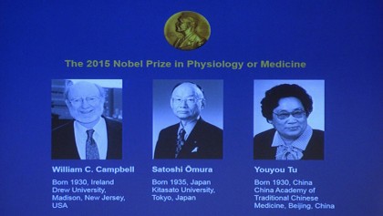 Nobel Prize for anti-parasite drug discoveries