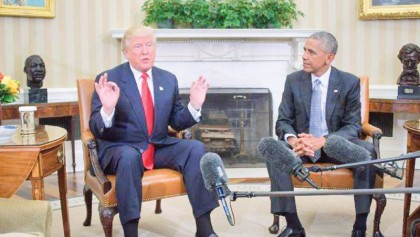 Obama and Trump cap tempestuous transition