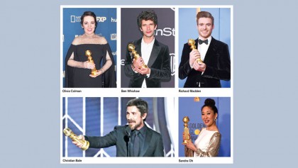 Olivia Colman, Ben Whishaw and 
Richard Madden win