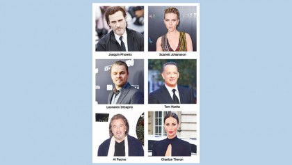 Oscar nominees in main categories
