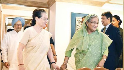 PM returns
from India
