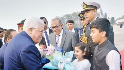 Palestinian president on 3-day visit