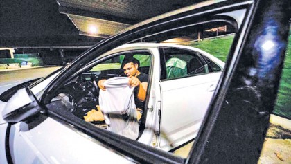 Parking lots offer safe haven for homeless Californians