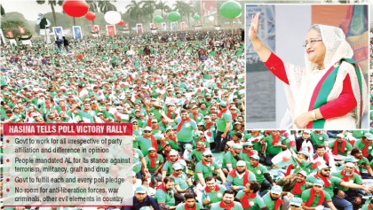 People spontaneously gave mandate to AL, says PM