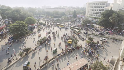 People suffer as buses off the roads during BNP rally