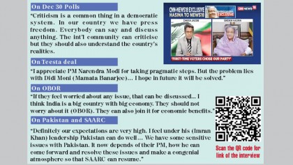 People voted against graft, terrorism
