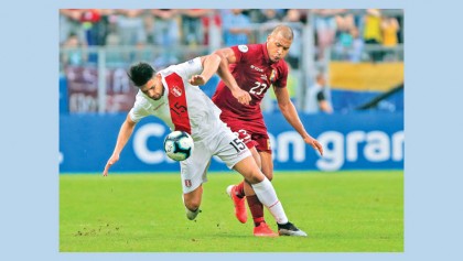 Peru, Venezuela match end in a draw