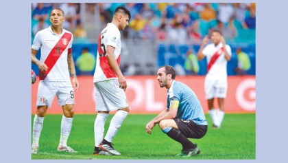 Peru shock Uruguay on penalties to reach semis