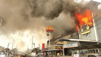 At least 37 feared dead in Philippine mall blaze