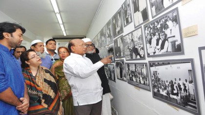 Photo exhibition on Tajuddin’s life underway at Gallery 21