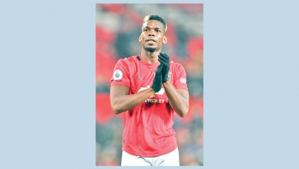 Pogba launches own
anti-racism protest
