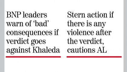 Political arena heats up ahead of Feb 8 Khaleda verdict
