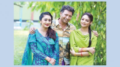 Pran, Swagata and Ishana together in drama serial