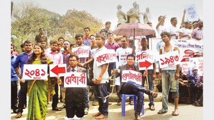 Protest continues at DU