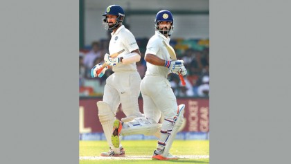 Pujara, Rahane tons put India in control