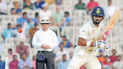 India give strong reply