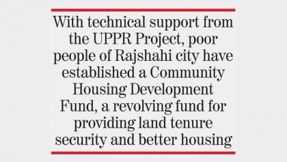 Rajshahi slum dwellers get community housing