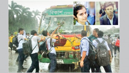 Rampage as bus kills 2 students in capital 