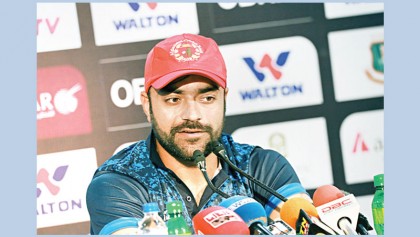 Afghans only aim to do well 
and win the game: Rashid