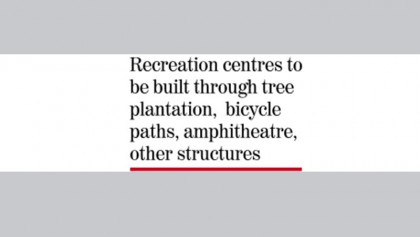 Reclaimed riverbanks to house parks, walkways