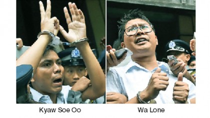 Reuters reporters get 
seven years in jail