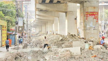 Moghbazar-Mouchak flyover