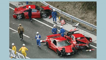 Road trafficking accident