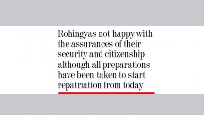 All set, yet uncertain 
