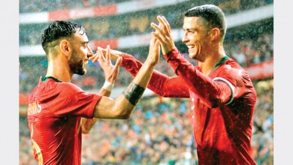 Ronaldo return inspires Portugal to down Algeria