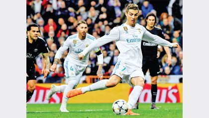 Ronaldo slams twice for Real 