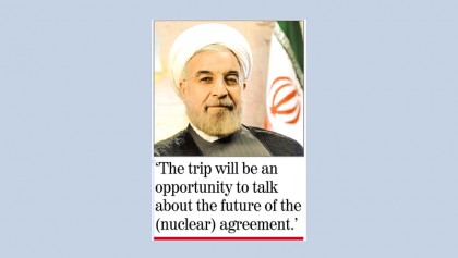 Rouhani visits Europe to rally support
