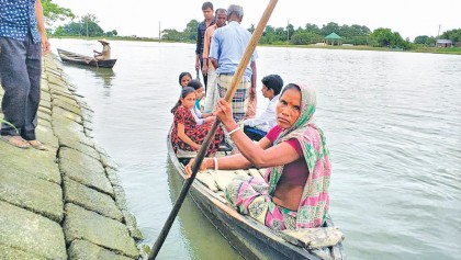 Rowing her way to security
