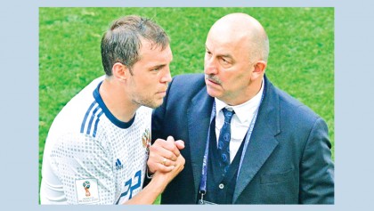 Russia’s World Cup upset of 
Spain ‘only the beginning’