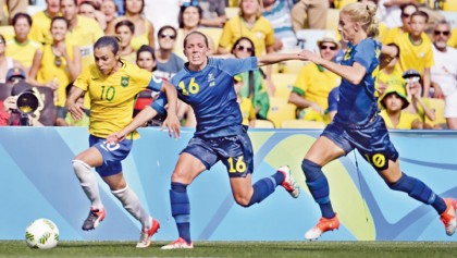 Marta in tears as Sweden send Brazil packing
