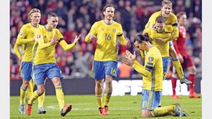 Ibrahimovic sends Sweden to Euro 2016
